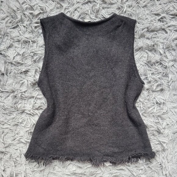 Wool Frayed Top - Picture 5 of 7